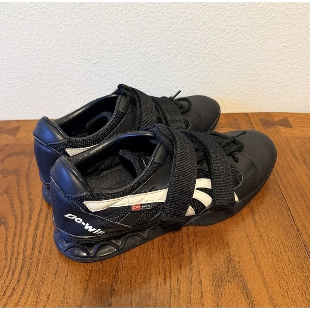 Do-Win Weightlifting Shoes Mens Size 10.5 Black White Athletic Gym‎ Training